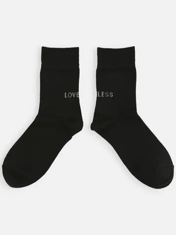 【LOVELESSコラボ】メンズ ロゴショートソックス