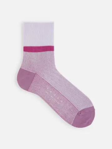 【メンズ】JQカラーショットリブショートソックス