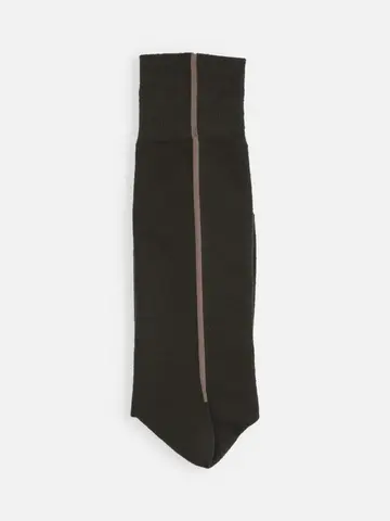 毛混バックシームソックス(25.0～27.0cm)