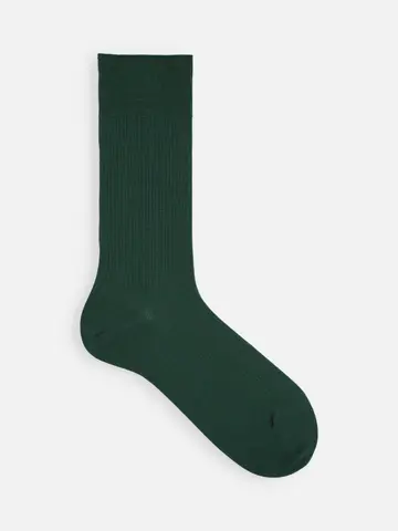 メンズ 究極のシルク3×1リブレギュラーソックス