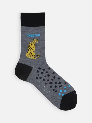 【メンズ】チーター柄ソックス