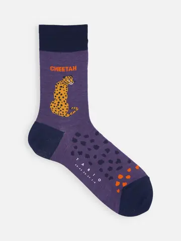 【メンズ】チーター柄ソックス