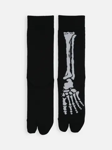 【KOZUE AKIMOTO×Tabio】メンズ 足袋骨柄ソックス