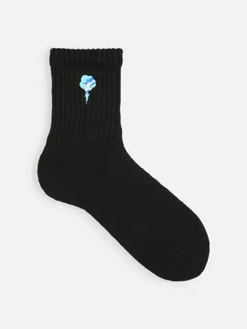 《Thundercloud Painting》刺繍ソックス(25.0~27.0cm)