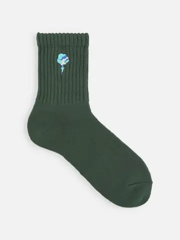 《Thundercloud Painting》刺繍ソックス(25.0~27.0cm)