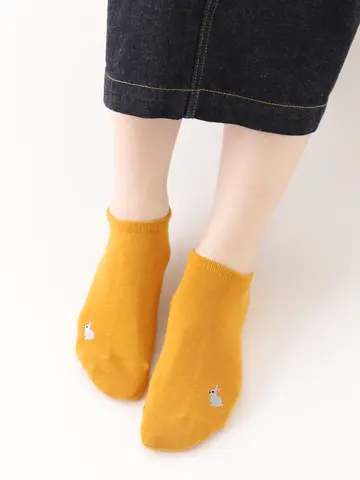 【3足1,386円】いろいろ刺繍スニーカー用ソックス