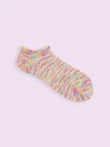 【3足1,386円】カラフル引き揃えスニーカー用ソックス