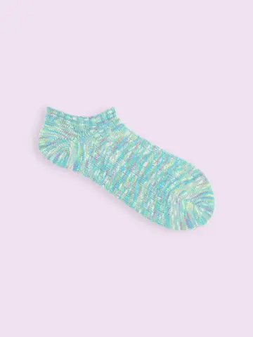 【3足1,100円】カラフル引き揃えスニーカー丈ソックス