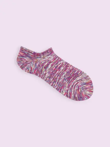 【3足1,386円】カラフル引き揃えスニーカー用ソックス