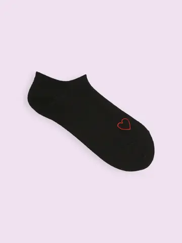 【3足1,386円】線画刺繍スニーカー用ソックス