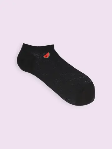 【3足1,386円】メッシュいろいろ刺繍スニーカー用ソックス