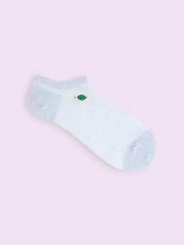 【3足1,386円】メッシュいろいろ刺繍スニーカー用ソックス