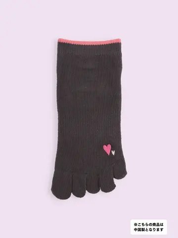 【3足1,386円】五本指色々刺繍スニーカー用ソックス