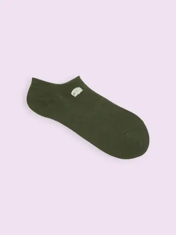 【3足1,386円】すやすや動物刺繍スニーカー用ソックス