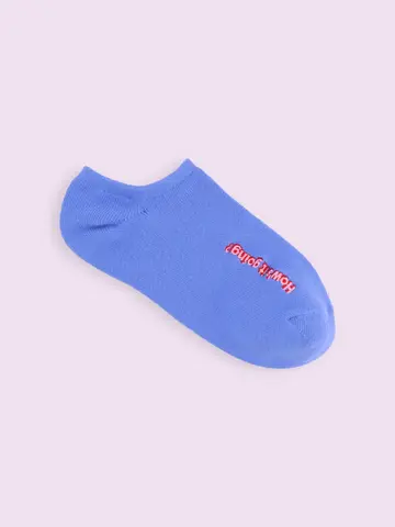 【3足1,386円】立体ロゴ刺繍スニーカー用ソックス