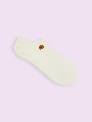 【3足1,386円】わんこ刺繍スニーカー用ソックス