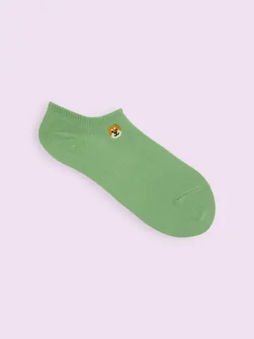 【3足1,386円】わんこ刺繍スニーカー用ソックス