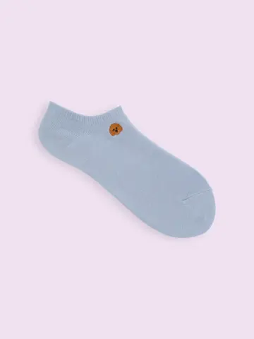 【3足1,386円】わんこ刺繍スニーカー用ソックス