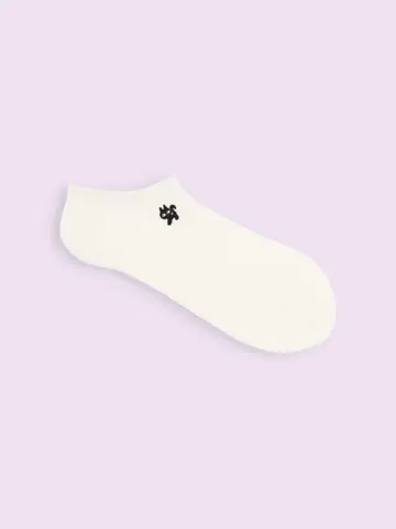 【靴下屋fam】いろいろ刺繡スニーカー丈ソックス