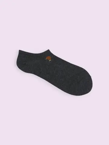 【靴下屋fam】いろいろ刺繡スニーカー丈ソックス