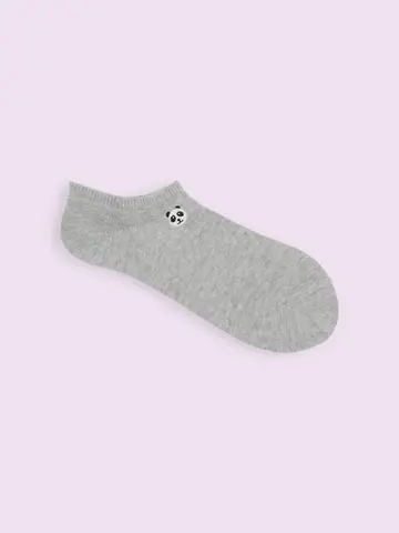 【靴下屋fam】いろいろ刺繡スニーカー丈ソックス