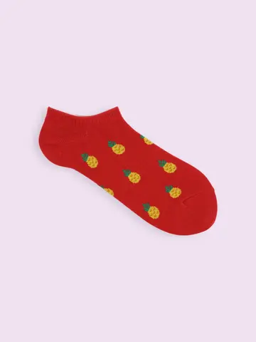 【3足1,386円】いろいろフルーツ柄スニーカー用ソックス