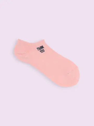 【3足1,386円】THANKYOU刺繍スニーカー用ソックス