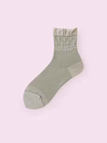 レース靴下 フリルソックス 靴下屋公式通販 Tabio オンラインストア