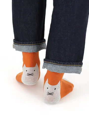 【3足1,386円】かかとねこくるくるショートソックス