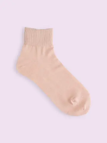 【3足¥1,000】ソフトラメショートソックス