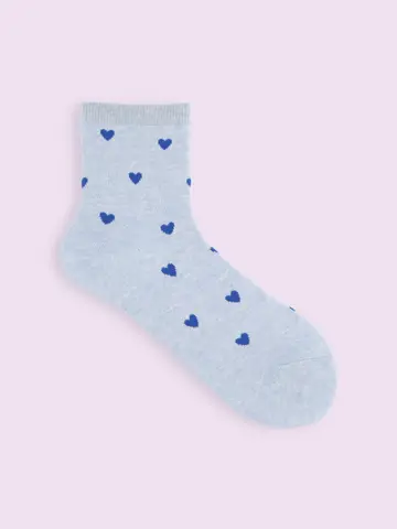 【3足1,386円】ハートパターンショートソックス