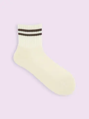 【3足1,386円】パイルラインショートソックス