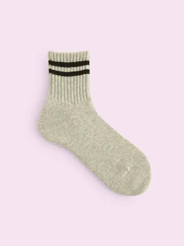 【3足1,386円】パイルラインショートソックス