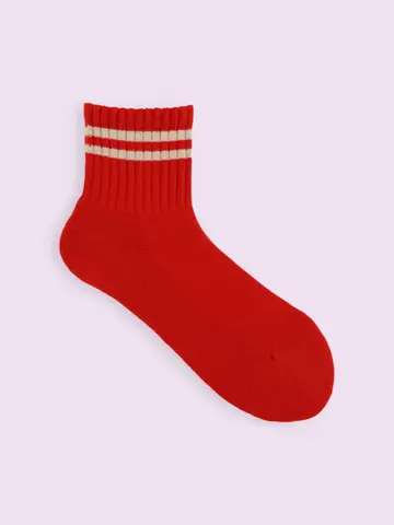 【3足1,386円】パイルラインショートソックス