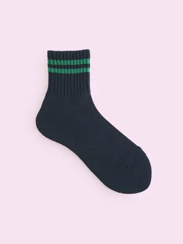 【3足1,386円】パイルラインショートソックス