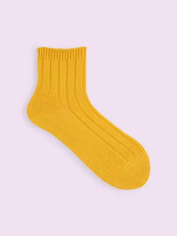 【3足1,386円】太リブショートソックス