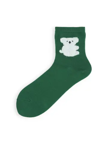 【3足1,485円】もふもふ動物ショートソックス