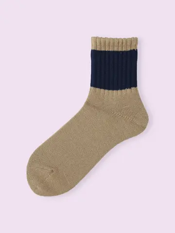 【3足¥1,100】アメリブ太ラインショートソックス