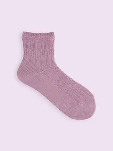 【3足1,386円】ゴム口ゆったり北欧柄ショートソックス