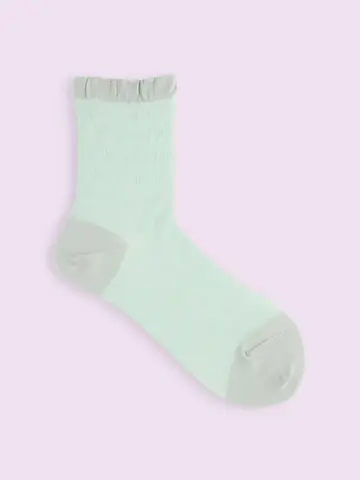 【3足1,386円】くしゅくしゅシースルーショートソックス