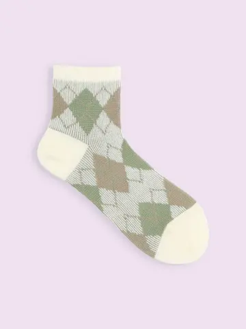 【3足1,386円】JQ3連ダイヤショートソックス