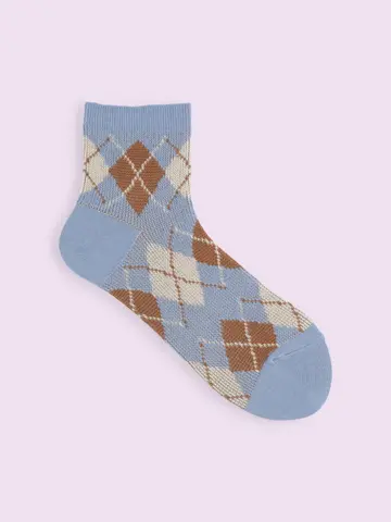 【3足1,386円】JQ3連ダイヤショートソックス