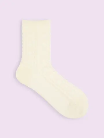 【3足1,386円】ぽこぽこニット風ショートソックス