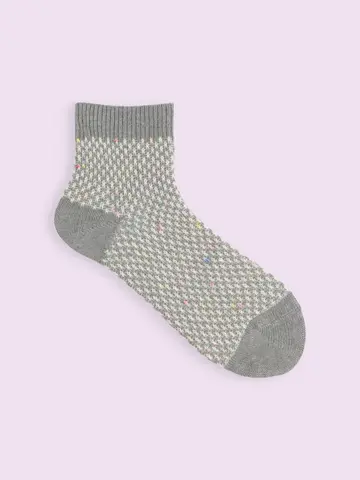 【3足1,386円】JQちびチェックショートソックス