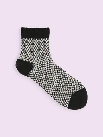 【3足1,386円】JQちびチェックショートソックス