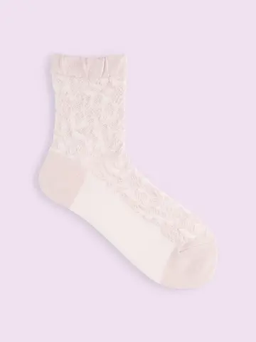 【3足1,386円】ラッセルレースフロートショートソックス