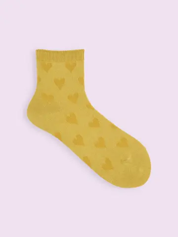 【3足1,386円】リンクスハートショートソックス