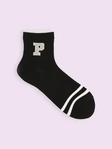 【3足1,386円】ブルゾン風ロゴショートソックス