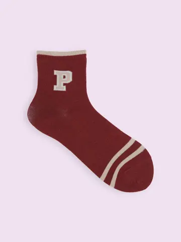 【3足1,386円】ブルゾン風ロゴショートソックス