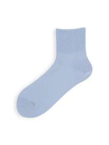 【3足1,485円】履き口ゆったりリブベタショートソックス
